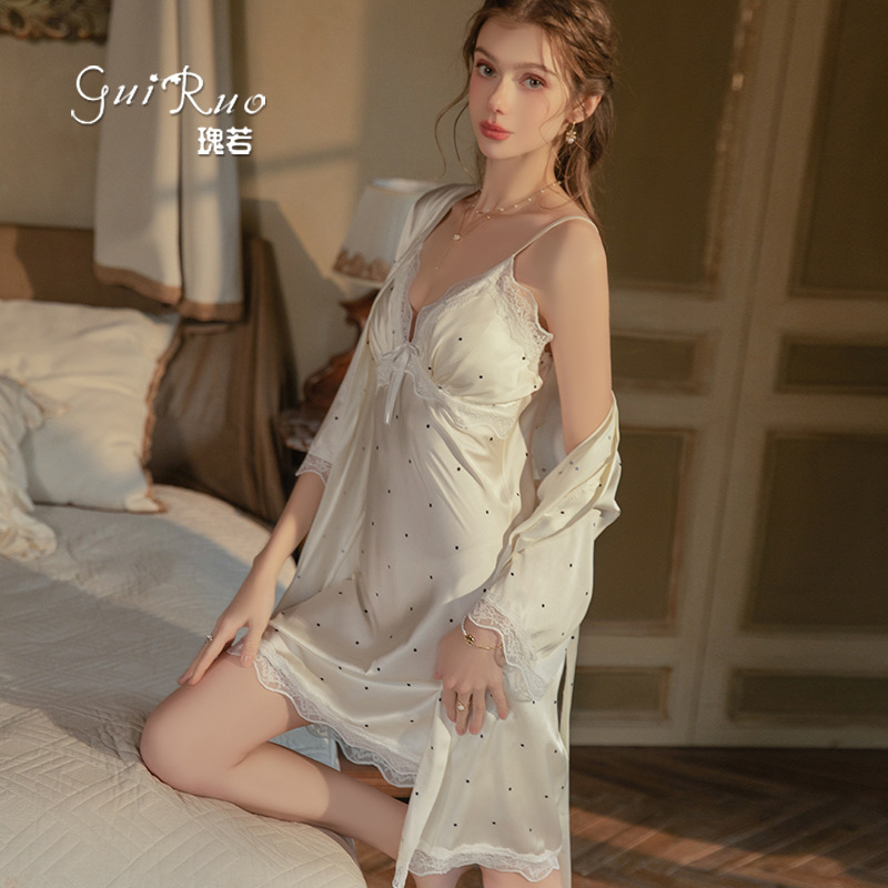 Robe Silk Women - Версия: ночная сорочка на бретелях из