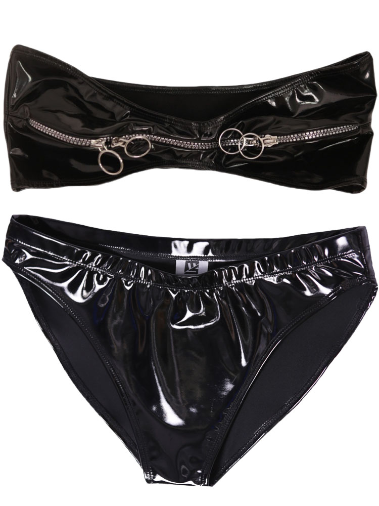 Комплект из блестящей искусств – обзор и цена Thong Bikini Women