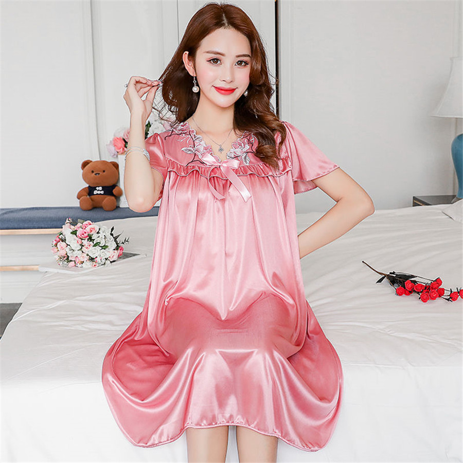 НОВАЯ летняя ночная рубашка из – обзор и цена Robe Silk Women